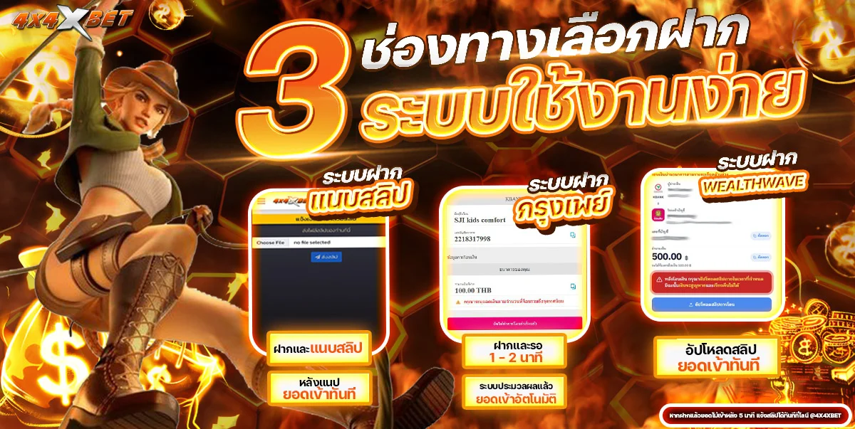 ขั้นตอนสมัครสมาชิก 4x4XBET ง่ายใน 3 ขั้นตอน